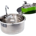 RV Tempered Glass One Burner Gas Stove with Integrated Sink GR-532E1