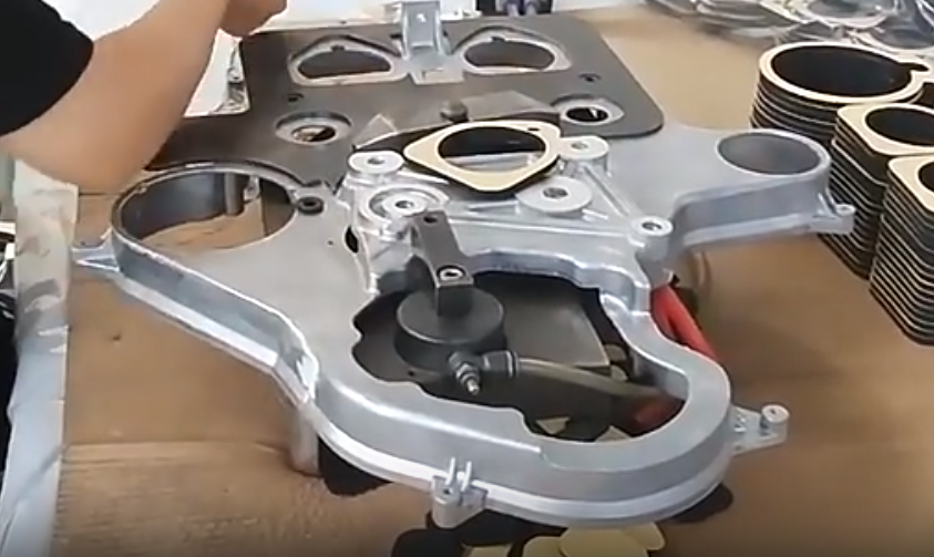 Piezas de motor diesel de motor de aluminio OEM de aluminio