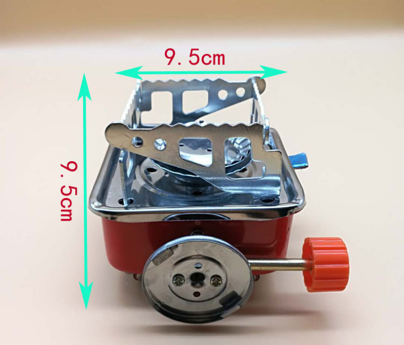 Mini poêle à gaz à gaz de camping plié portable Ultralight Burner de fournaise en métal pliant en plein air