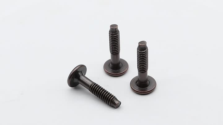 Socket Wafer Head Connector Screw Black