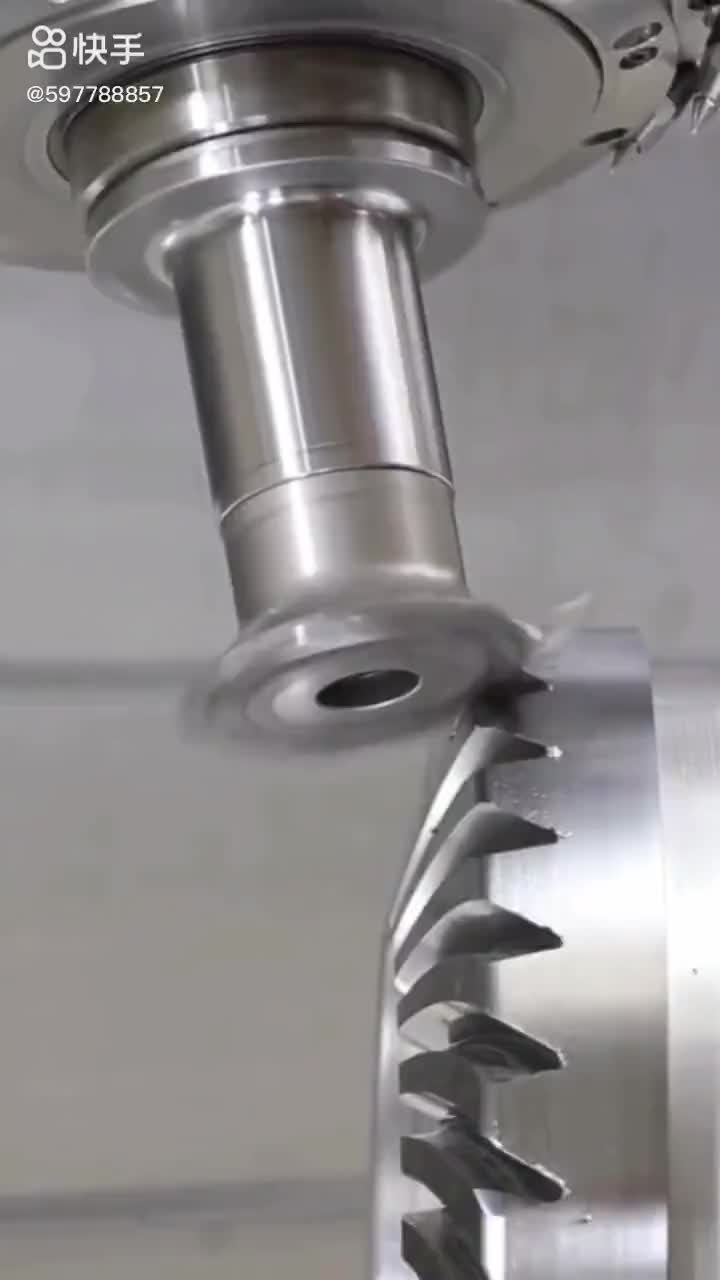 Gear milling by 5 axis machine center