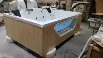 Outdoor 5-Person Acrylic Air Jet Massage Hot Tub Spa1
