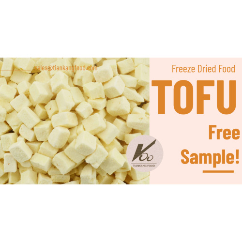 Gefriergetrockneter Tofu: ein nahrhaftes und bequemes Essen