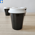 Ceramic Mug without Handle, 8oz/250ml, Single Wall with Silicone Lid1