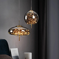 Stylish Party Art Deco Wedding Fairy Light Starburst Polymorphiglass Drop Pendant Lights for Restaurant1