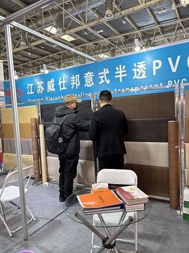 I film decorativi in ​​PVC di Visionbon brillano a Beijing Home Furnishing Expo