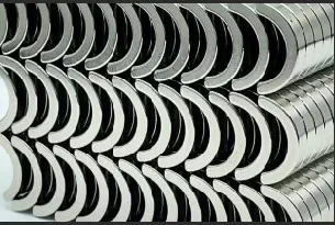 Customized High Perfermance Wedge-Shaped Semi-Ring Magnet for Motor Generator1