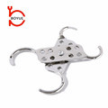 Silver Aluminum Alloy Hasp with Multiple Lockout Feature for 8 Locks: Secure and Durable Double-Ended Hasp1