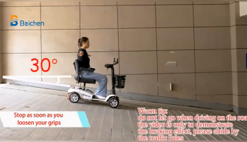 China Factory Directly Sale Easy Operated Folding Fashionable Fully Enclosed Electric Mobility Scooters1