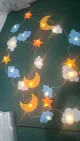 Cloud Stars Moon Hanging Ornamments LED φώτα