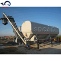 SDCAD Customized 4mm Q235B 5-Cubic Yard Mobile Container Cement Silo with Spiral Screw Conveyors1