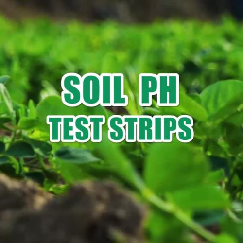 Soil pH test strips