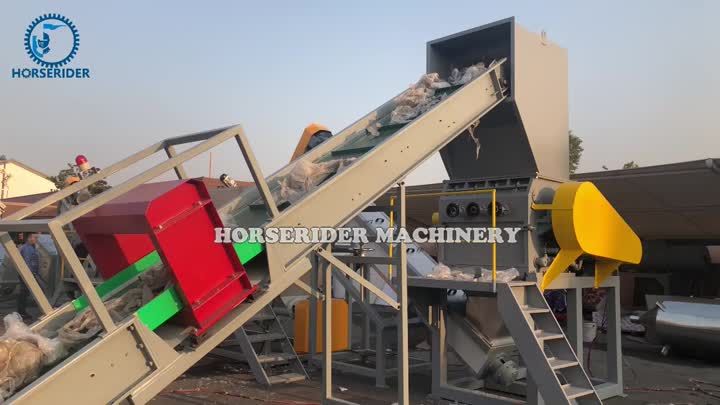 500 kg/h Folienwaschanlage