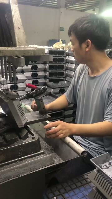 Machining and drilling to make conference machine