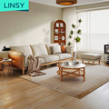 Linsy High Quality German Italian Leather 3-Seater Sofa for Living Room Villa Furniture1