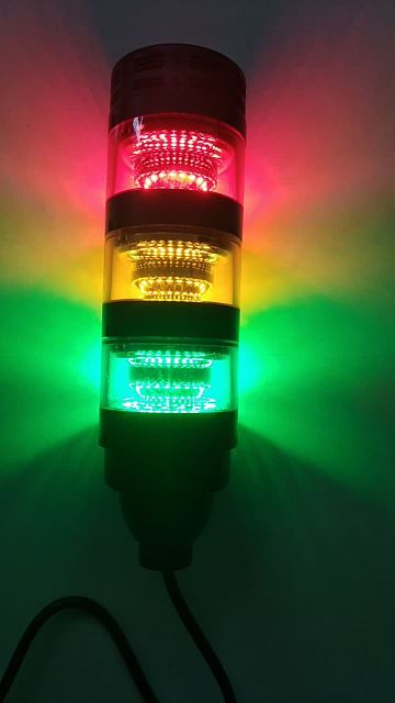 IP67 70mm LED Signal Tower Light with Buzzer Siren1