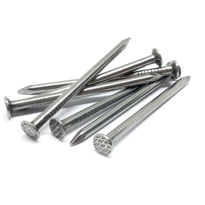 China Factory Versorgung hochwertige Betonnägel Kopflosen karierten Kopf glattes Ring Shank Nails1