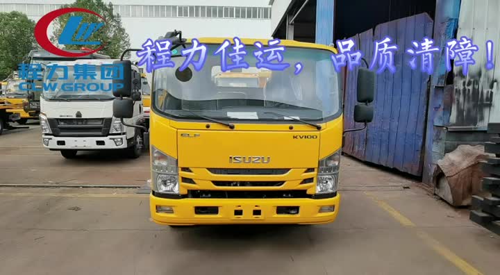 ISUZU 700P 4 Tons Video de camión de restricciones