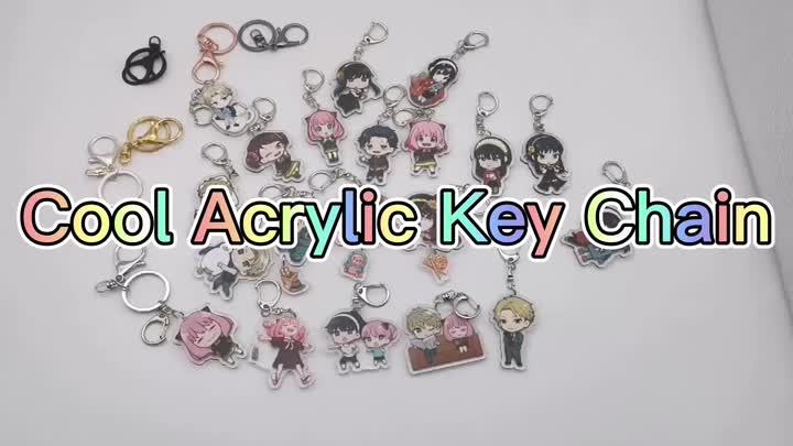 Cool na acrylic key chain