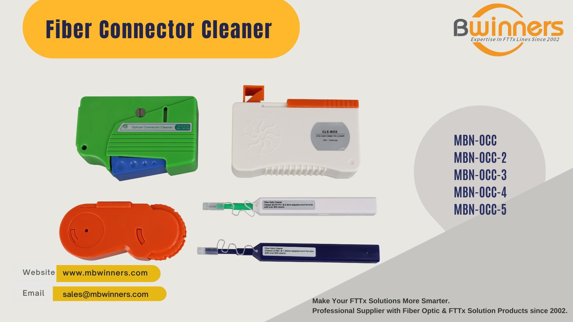 3. Bwinners Fiber Connector Cleaner