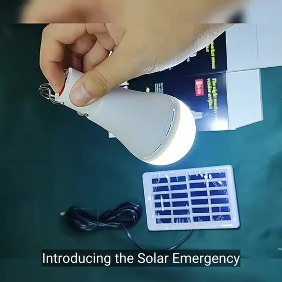 Luz LED de emergencia solar con función de carga incorporada1