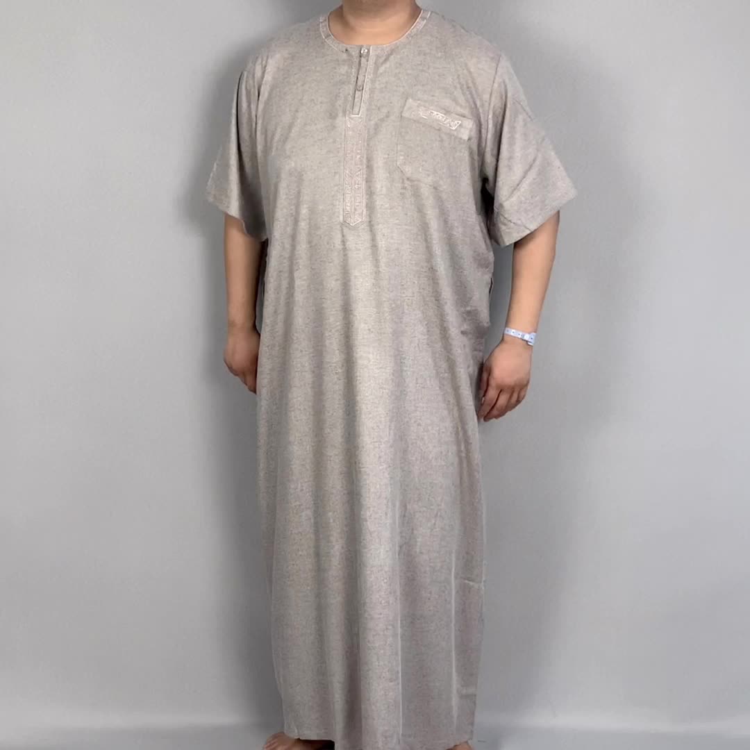 uomini di alta qualità qamis marocchina thawb man thobe maschile musulmani thobe jubba1