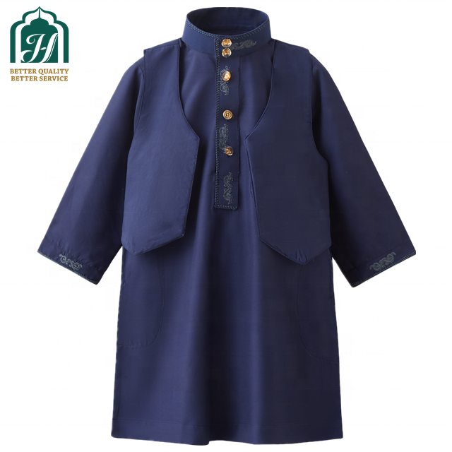NUOVO FASHITÀ GIOCHIO THOBE GIOCHI THOBE MUSLIM THOBE KURTA KIDS KURTA THOBE ABAYA BASSI/BAMBINI JUBBAH1
