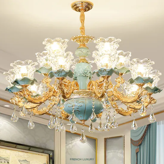 Elegante K9 Crystal Luxury Pinging Candelier para hotéis1