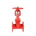 2 1/2 Inch Red Flange Groove Fire Water Gate Valve1