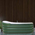 Portable Inflatable Plastic PVC Bathtub for Adults1