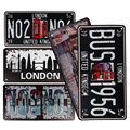 Metal Vehicle Car License Plate1