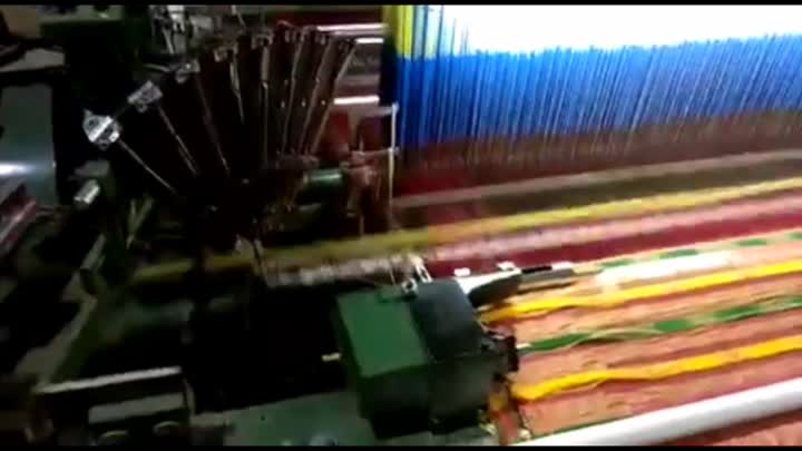Máquina de tejido de tela de sari de seda jacquard