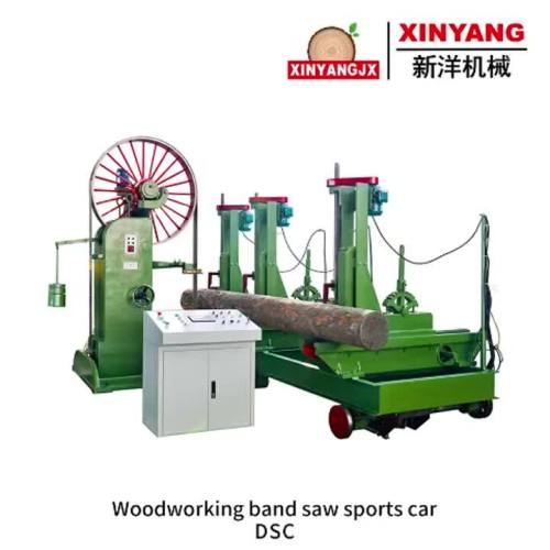 Band pengerjaan kayu melihat mobil sport DSC