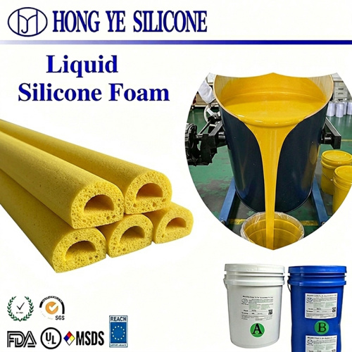 HONG YE SILICONE Low-shrinkage Foaming Silicone Ensures High-precision Equipment Fitting Stability