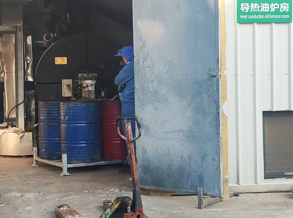 thermal oil fumoce room