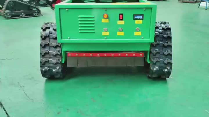 녹색 리프트 원격 제어 잔디 깎는 기계