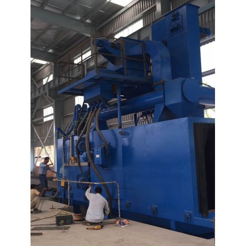 Shot blasting machine video