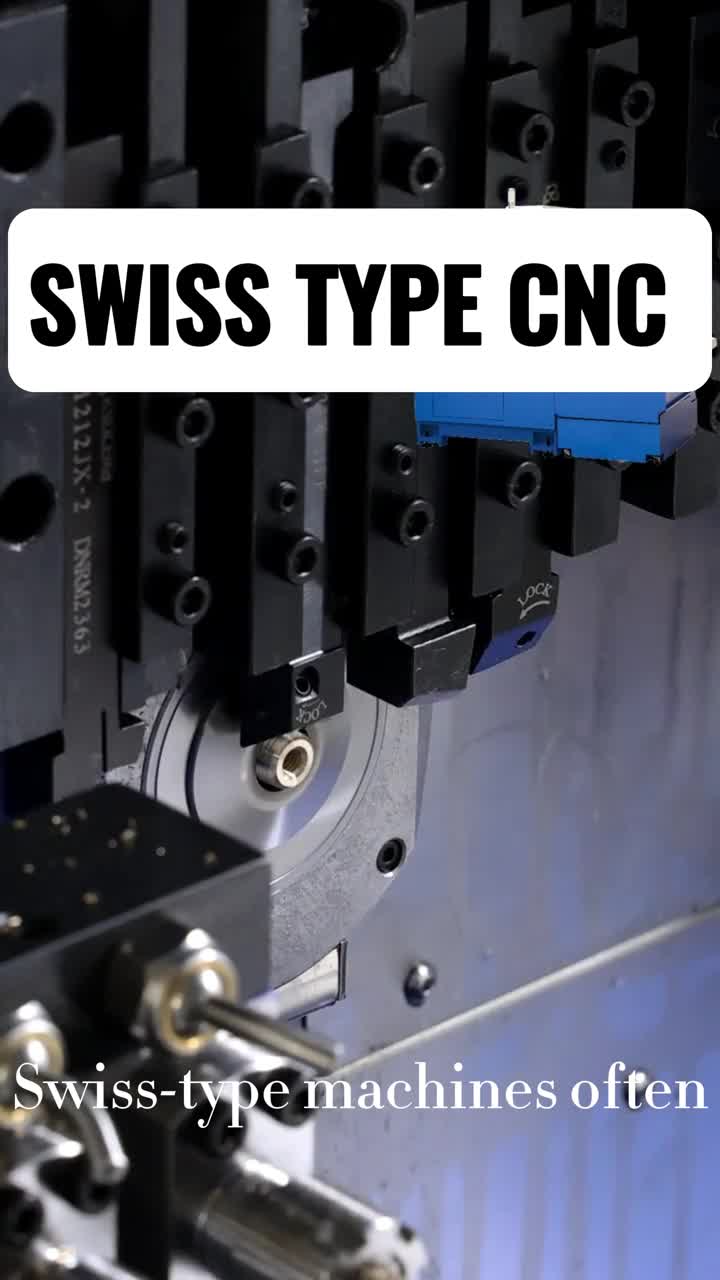 Swiss type machine