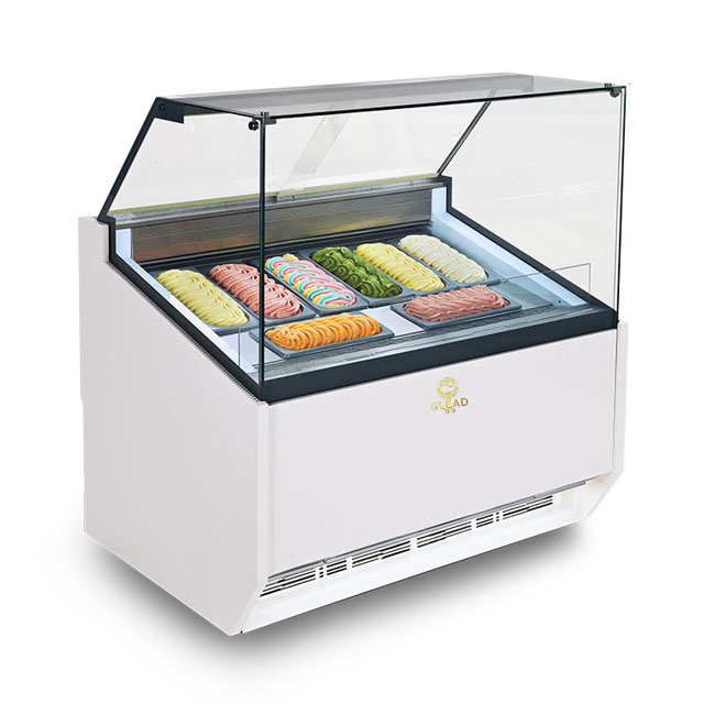 Showcase Top Display High Quality Fridge Freezer Chiller Cases Glass Used For Shop Led Light Showcase Color Fridge Showcases1