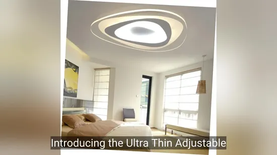 Luz de techo LED ajustable ultra delgada para espacios modernos1