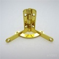 Factory Supply High Quality 90/105 Degree Shiny Gold Quadrant Hinge for Wooden Boxes1