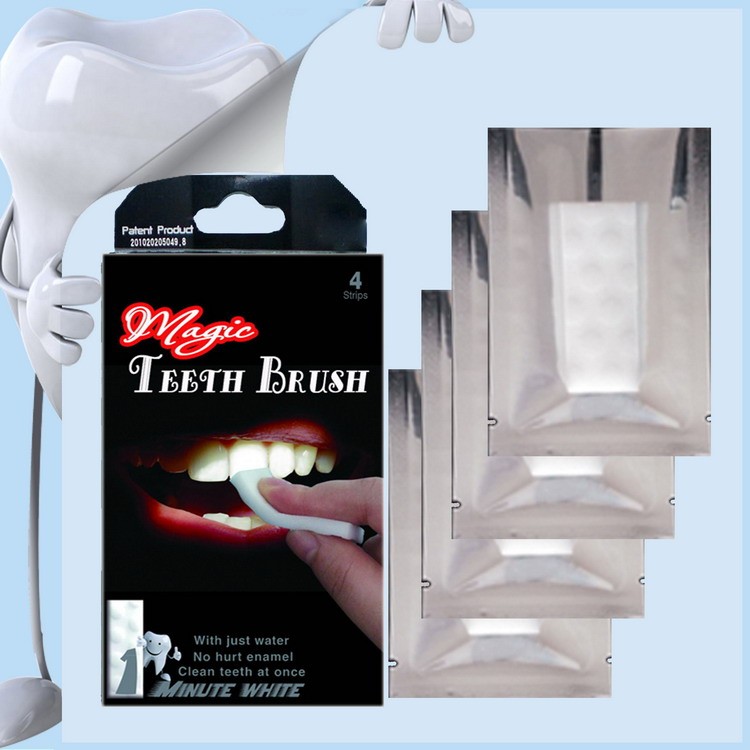 Dental easy teeth whitening Non peroxide Brush at home kit