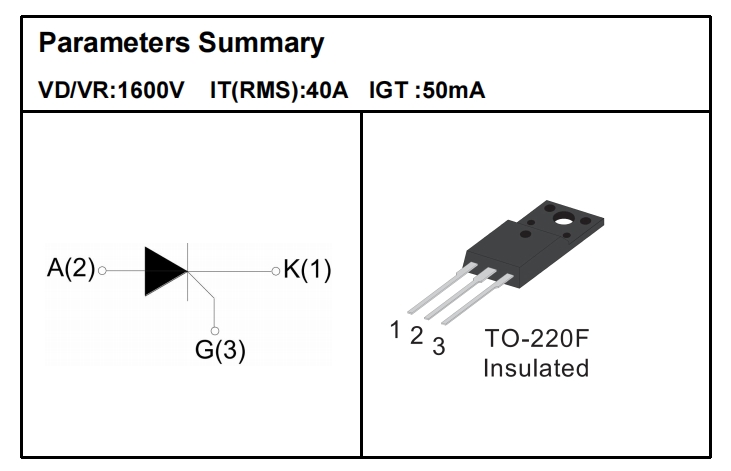 YZPST-S4050 TO220F