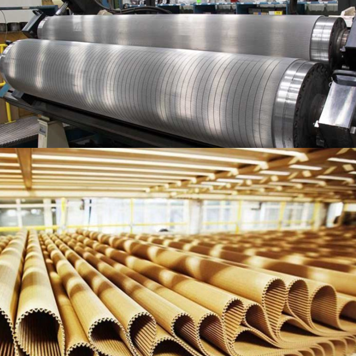 Corrugated roller production process 1