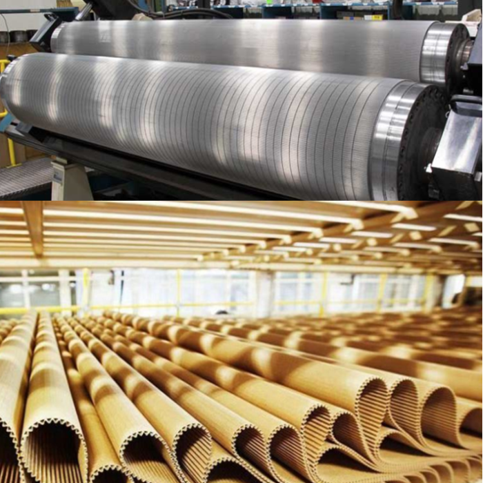 Corrugated roller production process 1