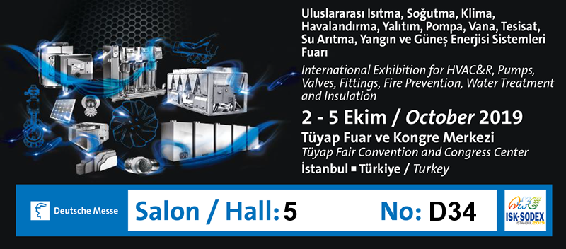 2019 ISK-SODEX V1 Hall 5 D34 