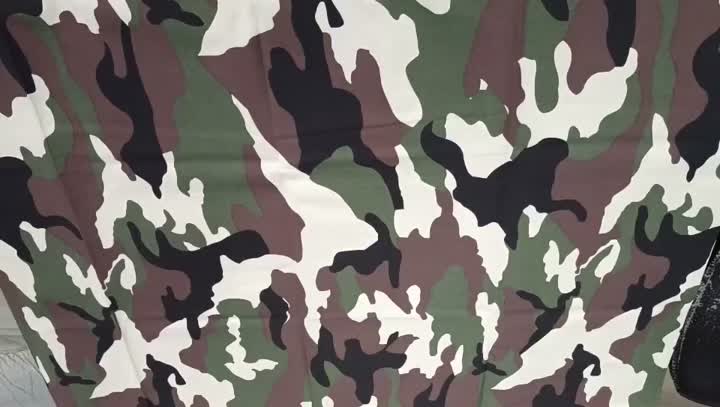 Tela de uniformes de camuflaje