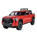 Genuine License Tundra Diecast Model Car with Sound, Lights, and Rebound Steering for Kids' Birthday Gift1