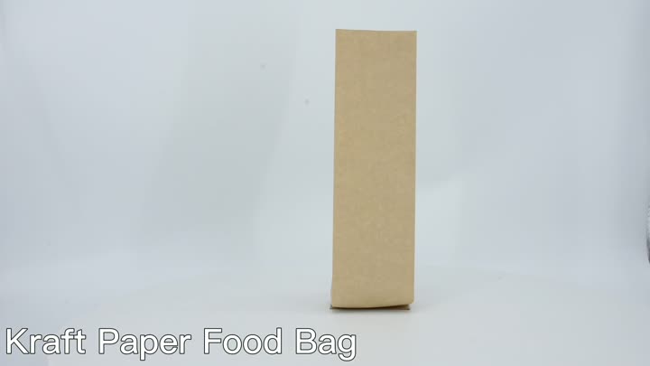 Bolsa de alimentos de papel kraft