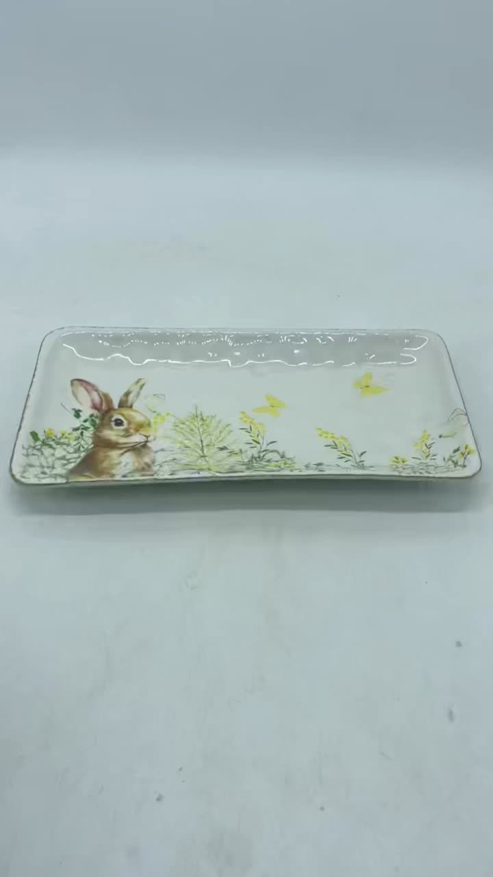 Plato de la serie Conejito de Pascua